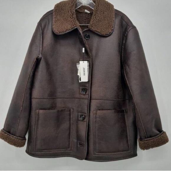 Jason Wu Jackets & Blazers - Jasun wu reversible Jacket with Faux Shearling Collar